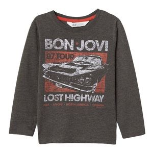 H&M | Long-Sleeved Bon Jovi Tee